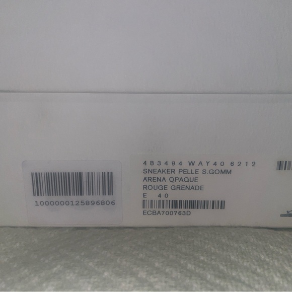 Red arena los Balenciaga new never worn size 9 uk 40 - Picture 8 of 10